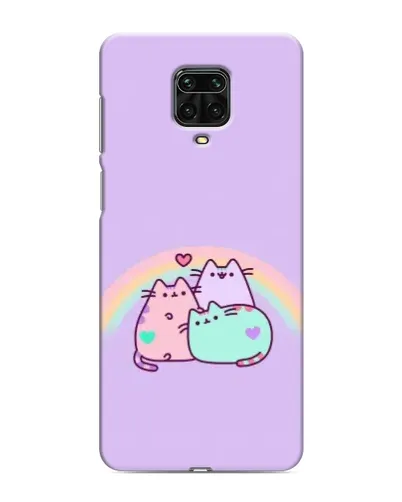 Чохол для Xiaomi Redmi Note 9 Pro з картинкою «Веселкові Пушини»