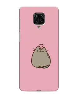 Чохол для Xiaomi Redmi Note 9 Pro з картинкою «Pusheen серце»