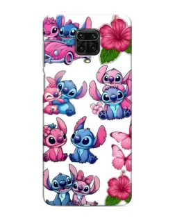 Чохол для Xiaomi Redmi Note 9 Pro з картинкою «Стікери Stitch та Angel»