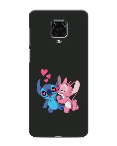 Чохол для Xiaomi Redmi Note 9 Pro з картинкою «Анжел цілує Стіча»