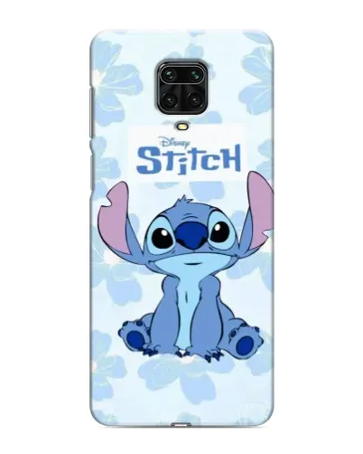 Чохол для Xiaomi Redmi Note 9 Pro з картинкою «Stitch серед квітів»