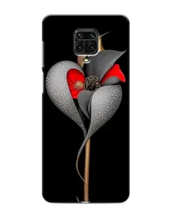 Чехол для Xiaomi Redmi Note 9 Pro с картинкой «Серебряный фантазийный цветок»