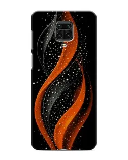 Чехол для Xiaomi Redmi Note 9 Pro с картинкой «Огненная звездная волна»