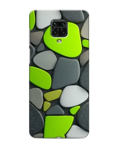Чохол для Xiaomi Redmi Note 9 Pro з картинкою «Яскрава неонова галька»
