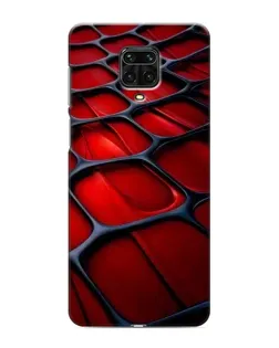 Чохол для Xiaomi Redmi Note 9 Pro з картинкою «Червона глянцева сітка» Чохол для Xiaomi Redmi Note 9 Pro з картинкою «Червона глянцева сітка»
