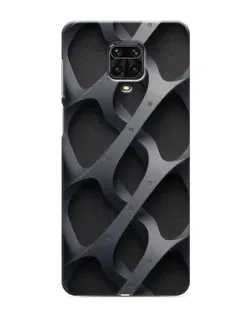 Чохол для Xiaomi Redmi Note 9 Pro з картинкою «Об'ємне сіре плетіння» Чохол для Xiaomi Redmi Note 9 Pro з картинкою «Об'ємне сіре плетіння»