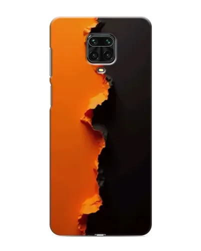 Чохол для Xiaomi Redmi Note 9 Pro з картинкою «Помаранчевий розлом»