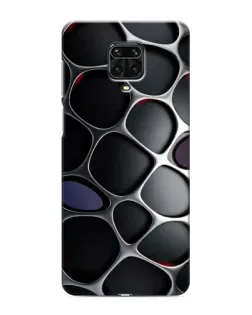 Чохол для Xiaomi Redmi Note 9 Pro з картинкою «Об'ємна темна решітка» Чохол для Xiaomi Redmi Note 9 Pro з картинкою «Об'ємна темна решітка»