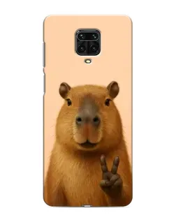 Чехол для Xiaomi Redmi Note 9 Pro с картинкой «Капибара виктория» Чехол для Xiaomi Redmi Note 9 Pro с картинкой «Капибара виктория»
