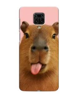 Чехол для Xiaomi Redmi Note 9 Pro с картинкой «Капибара с языком» Чехол для Xiaomi Redmi Note 9 Pro с картинкой «Капибара с языком»