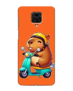 Чехол для Xiaomi Redmi Note 9 Pro с картинкой «Капибара на скутере» Чехол для Xiaomi Redmi Note 9 Pro с картинкой «Капибара на скутере»