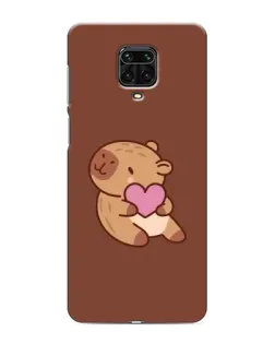 Чехол для Xiaomi Redmi Note 9 Pro с картинкой «Капибара с сердцем» Чехол для Xiaomi Redmi Note 9 Pro с картинкой «Капибара с сердцем»
