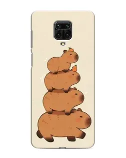 Чехол для Xiaomi Redmi Note 9 Pro с картинкой «Башня из капибар» Чехол для Xiaomi Redmi Note 9 Pro с картинкой «Башня из капибар»