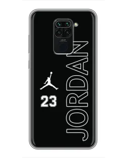 Чехол для Xiaomi Redmi Note 9 с картинкой «Jordan Vertical»