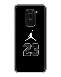 Чехол для Xiaomi Redmi Note 9 с картинкой «Jordan Flight 23»