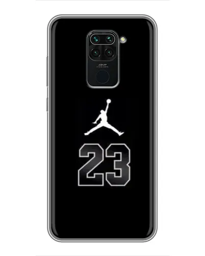 Чехол для Xiaomi Redmi Note 9 с картинкой «Jordan Flight 23»