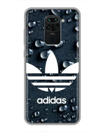 Чехол для Xiaomi Redmi Note 9 с картинкой «Adidas Trefoil Blue»