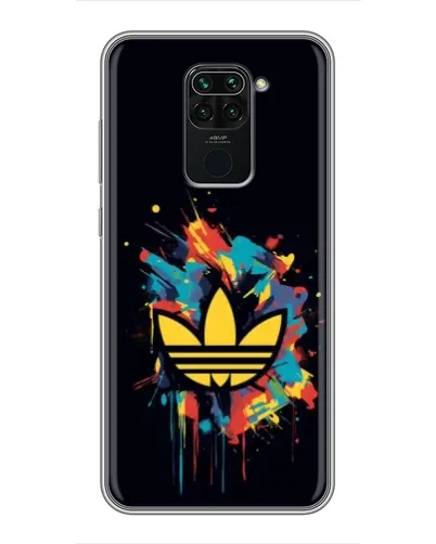 Чехол для Xiaomi Redmi Note 9 с картинкой «Adidas Splash»
