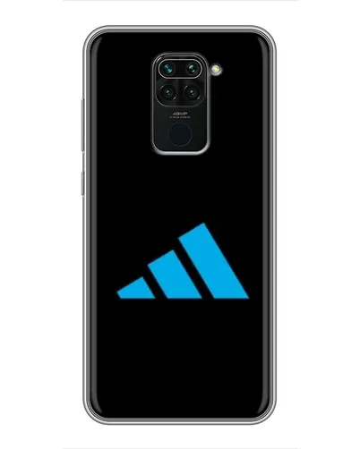 Чехол для Xiaomi Redmi Note 9 с картинкой «Adidas Cyan Logo»
