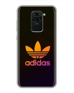 Чехол для Xiaomi Redmi Note 9 с картинкой «Градиент Adidas»