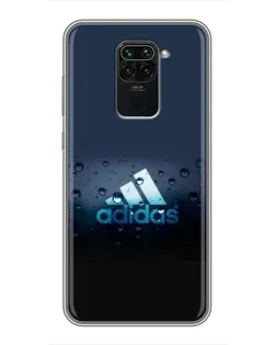 Чехол для Xiaomi Redmi Note 9 с картинкой «Adidas Water Drops»