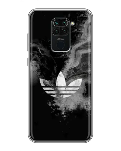 Чехол для Xiaomi Redmi Note 9 с картинкой «Абстрактный дым Adidas»