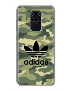 Чехол для Xiaomi Redmi Note 9 с картинкой «Милитари стиль Adidas»