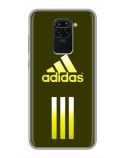 Чехол для Xiaomi Redmi Note 9 с картинкой «Оливковый градиент Adidas»