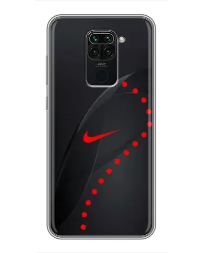 Чехол для Xiaomi Redmi Note 9 с картинкой «Абстрактный дизайн Nike»