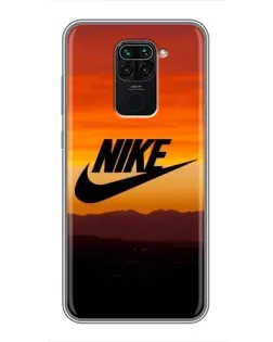 Чехол для Xiaomi Redmi Note 9 с картинкой «Nike — вечерний горизонт»