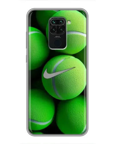 Чехол для Xiaomi Redmi Note 9 с картинкой «Теннисные мячи Найк»