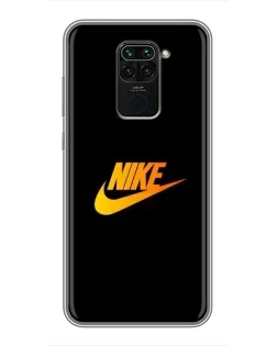 Чохол для Xiaomi Redmi Note 9 з картинкою «Золотий логотип Nike»