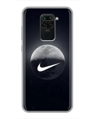 Чехол для Xiaomi Redmi Note 9 с картинкой «Nike в стиле граффити»