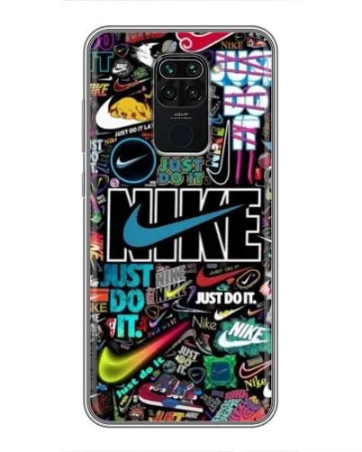 Чохол для Xiaomi Redmi Note 9 з картинкою «Яскравий колаж Nike» Чохол для Xiaomi Redmi Note 9 з картинкою «Яскравий колаж Nike»