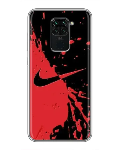 Чохол для Xiaomi Redmi Note 9 з картинкою «Червоні бризки Nike» Чохол для Xiaomi Redmi Note 9 з картинкою «Червоні бризки Nike»