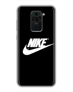 Чохол для Xiaomi Redmi Note 9 з картинкою «Мазки фарби Nike»