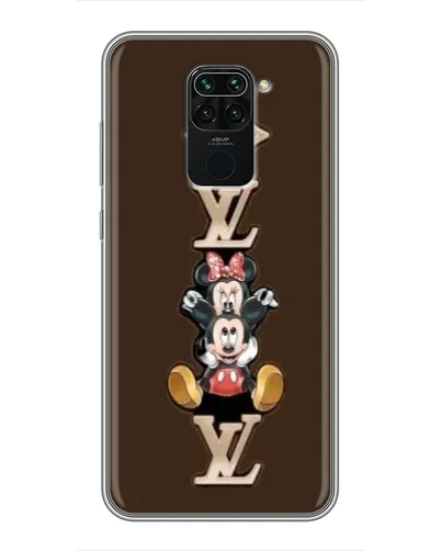 Чехол для Xiaomi Redmi Note 9 с картинкой «LV и Микки Маус»