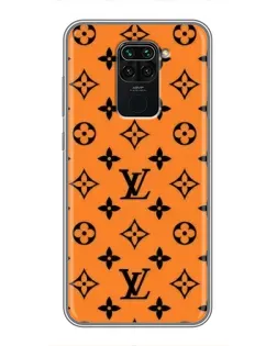 Чехол для Xiaomi Redmi Note 9 с картинкой «Оранжевый стиль LV»