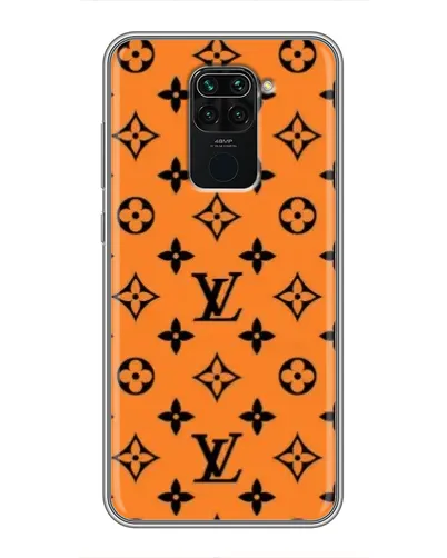 Чехол для Xiaomi Redmi Note 9 с картинкой «Оранжевый стиль LV»