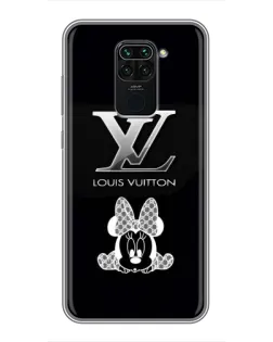 Чехол для Xiaomi Redmi Note 9 с картинкой «LV и Минни Маус»