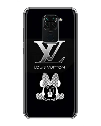 Чехол для Xiaomi Redmi Note 9 с картинкой «LV и Минни Маус»