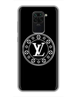 Чехол для Xiaomi Redmi Note 9 с картинкой «LV — печать стиля»