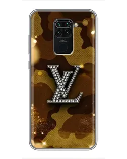 Чехол для Xiaomi Redmi Note 9 с картинкой «Камуфляжный Louis Vuitton»