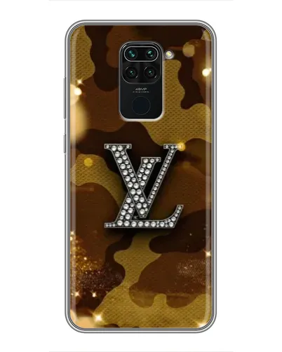 Чехол для Xiaomi Redmi Note 9 с картинкой «Камуфляжный Louis Vuitton»