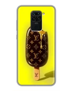 Чехол для Xiaomi Redmi Note 9 с картинкой «Мороженое от LV»