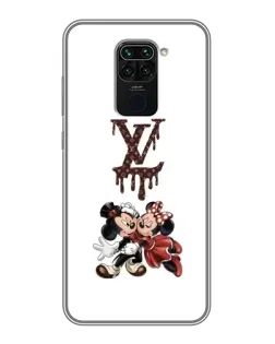 Чехол для Xiaomi Redmi Note 9 с картинкой «LV и Микки Маус»