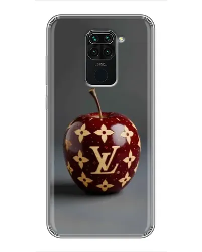 Чехол для Xiaomi Redmi Note 9 с картинкой «Красное яблоко LV»