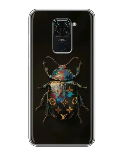 Чехол для Xiaomi Redmi Note 9 с картинкой «LV — мраморный принт»