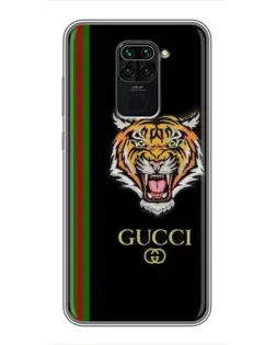 Чехол для Xiaomi Redmi Note 9 с картинкой «Тигр Gucci»