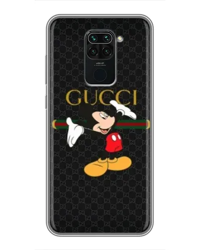 Чехол для Xiaomi Redmi Note 9 с картинкой «Микки Маус Gucci»
